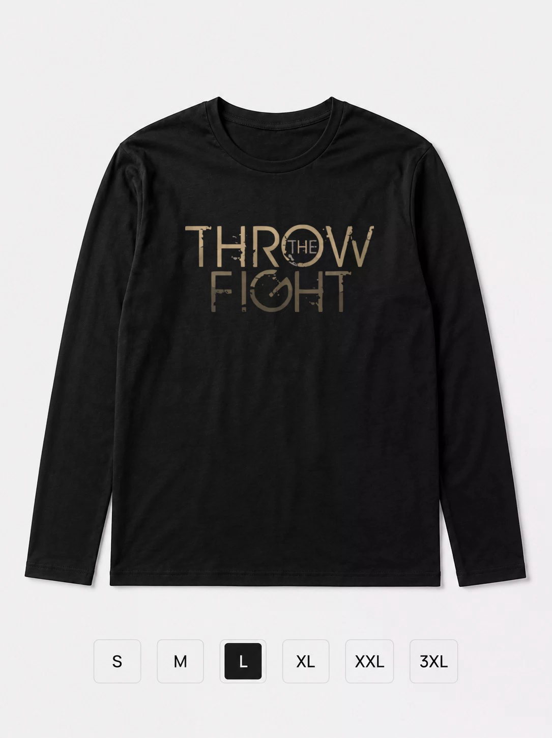Лонгслив Throw the fight