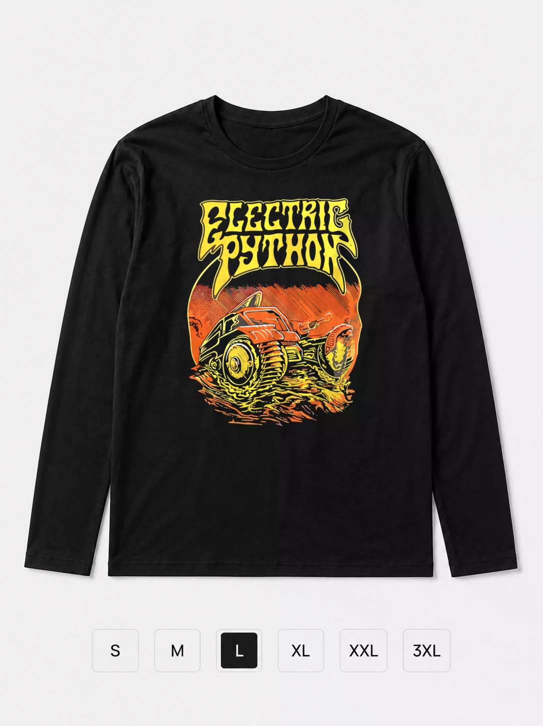 Лонгслив Electric python