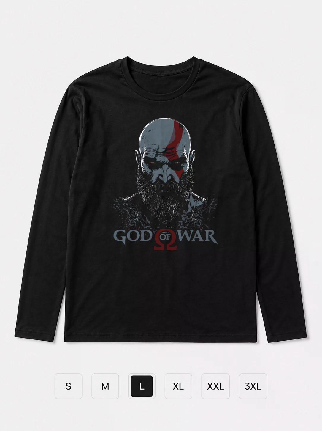 Лонгслив God Of War Fan Art