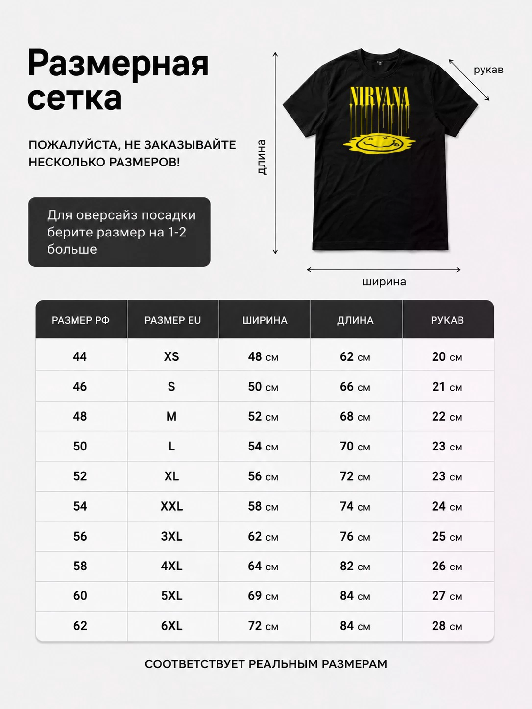 Детали: Футболка Нирвана (Nirvana)