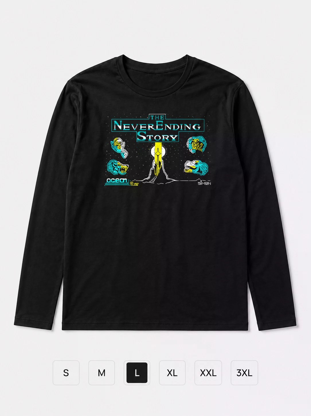 Лонгслив Zx spectrum, neverending story