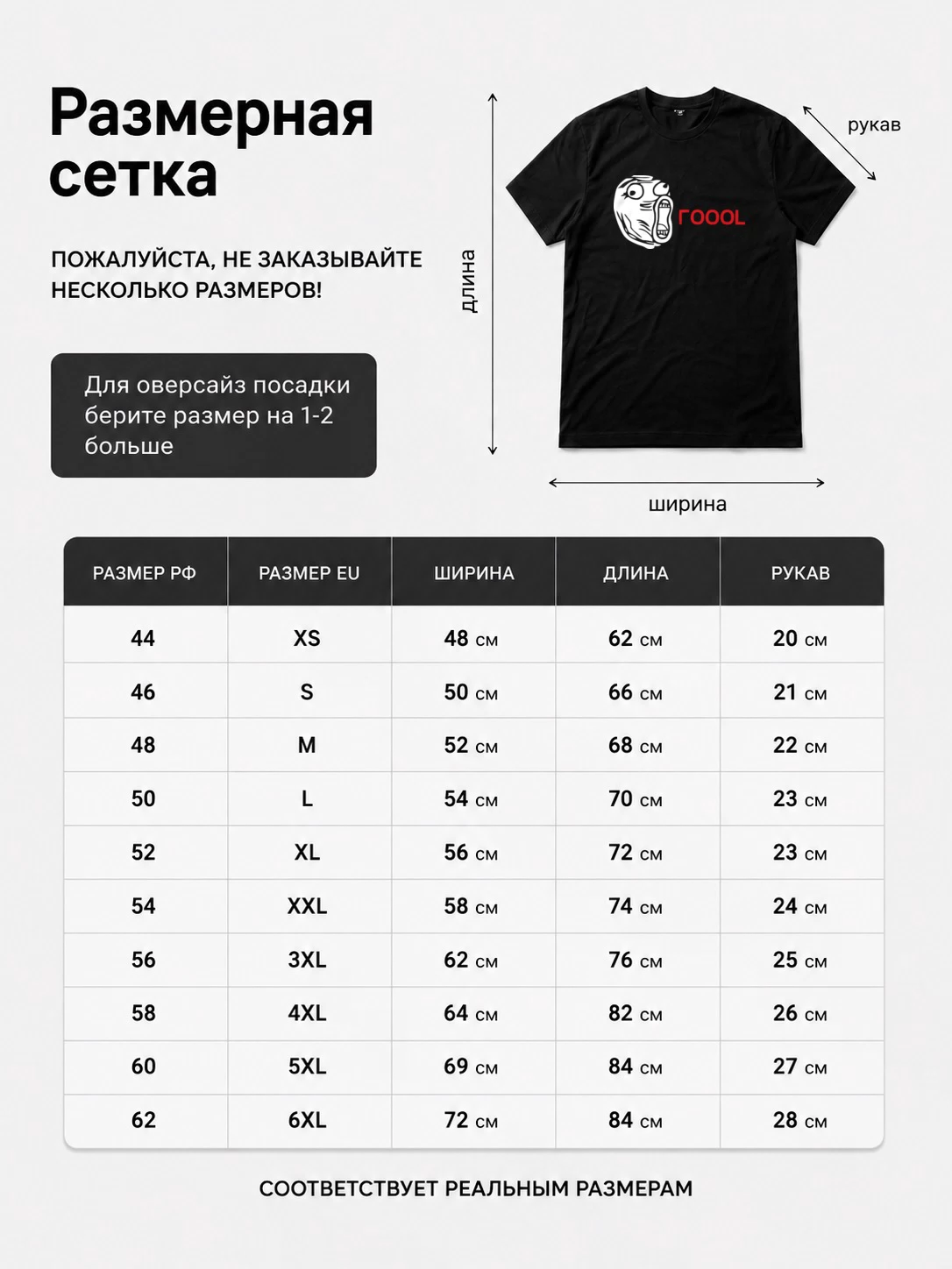 Детали: Футболка Гооооол, мем