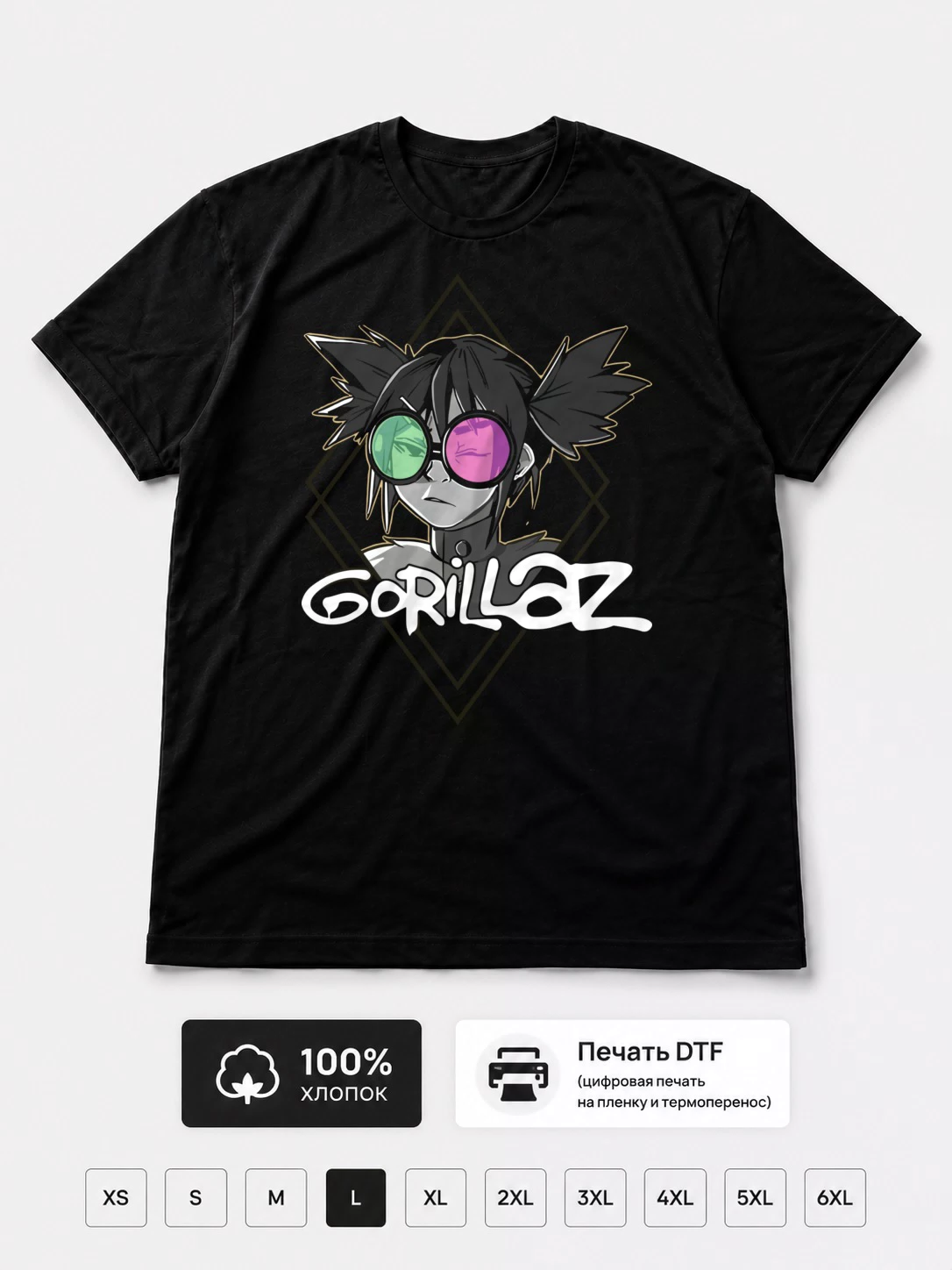 Футболка Gorillaz