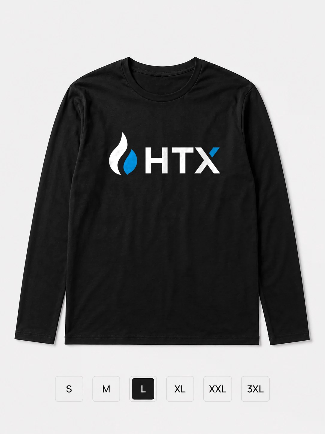 Лонгслив HTX крипто биржа