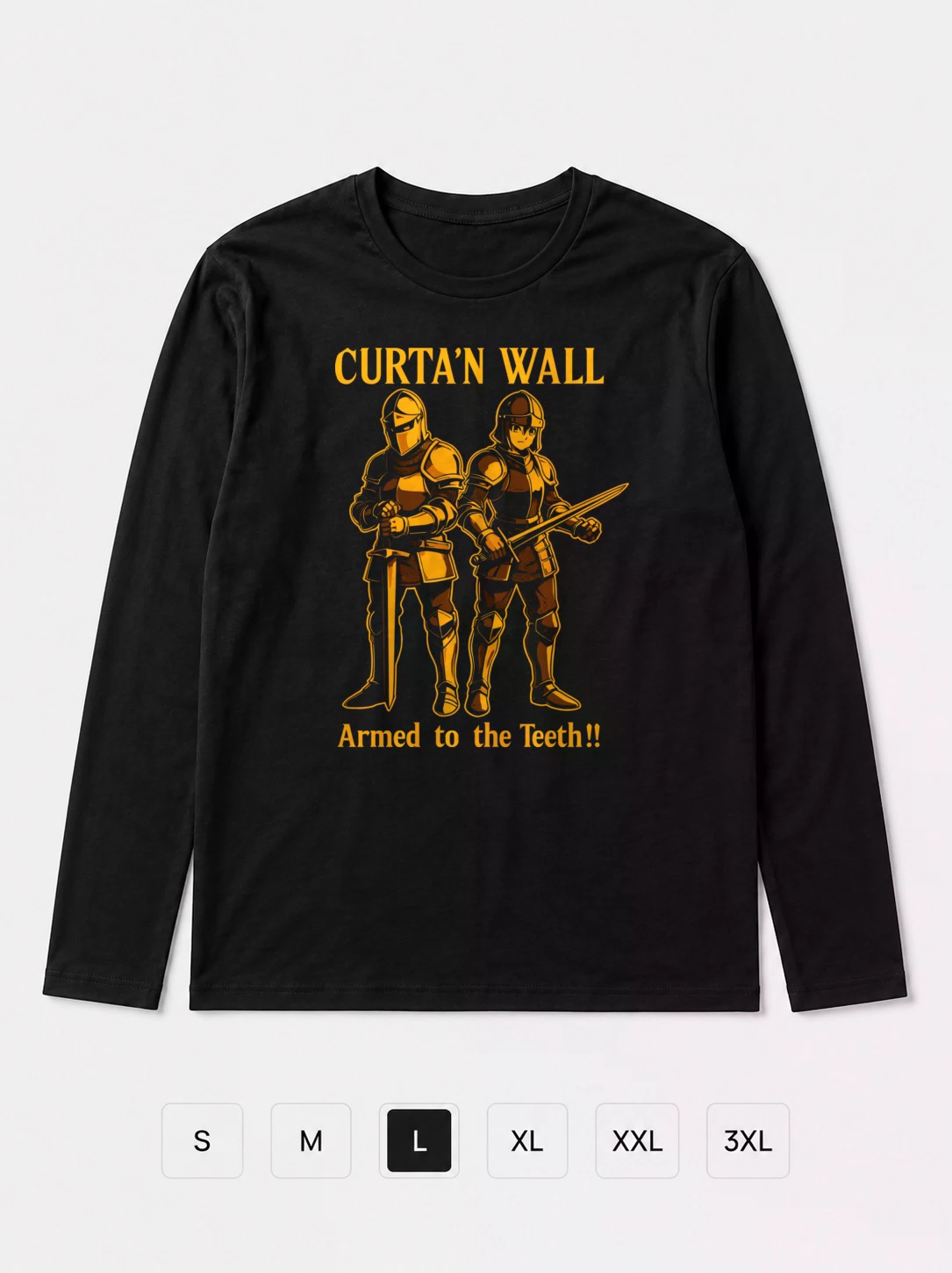 Лонгслив Curtai'n Wall прикол