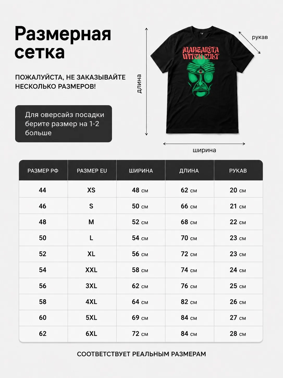 Детали: Футболка Margarita witch cult