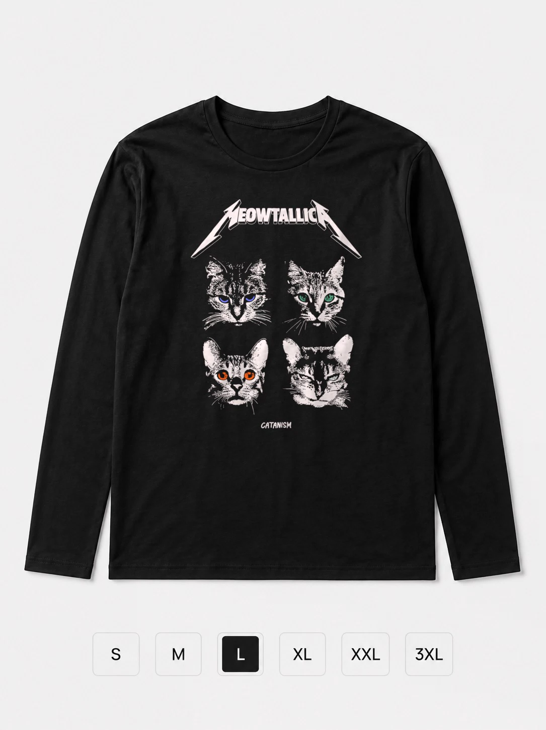 Лонгслив Meowtallica