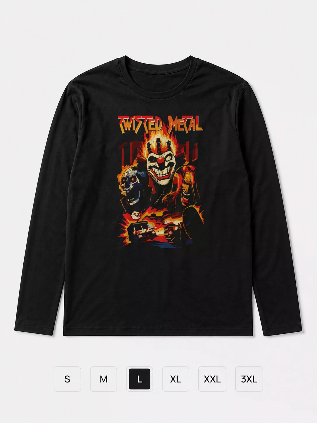 Лонгслив Twisted Metal, игра