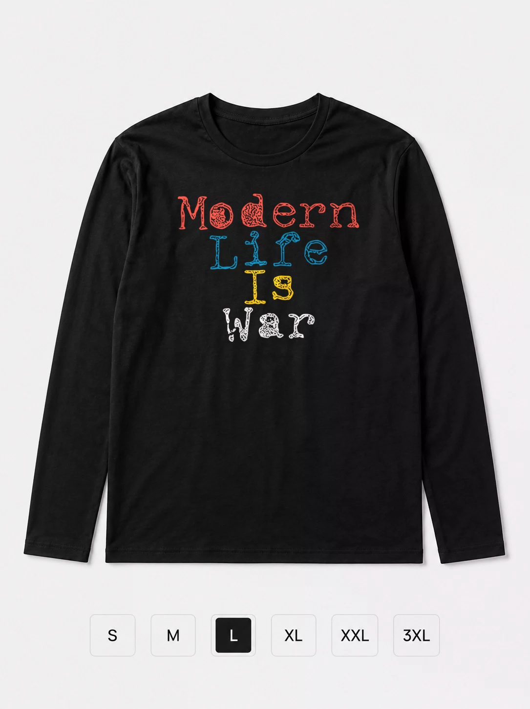 Лонгслив Modern life is war