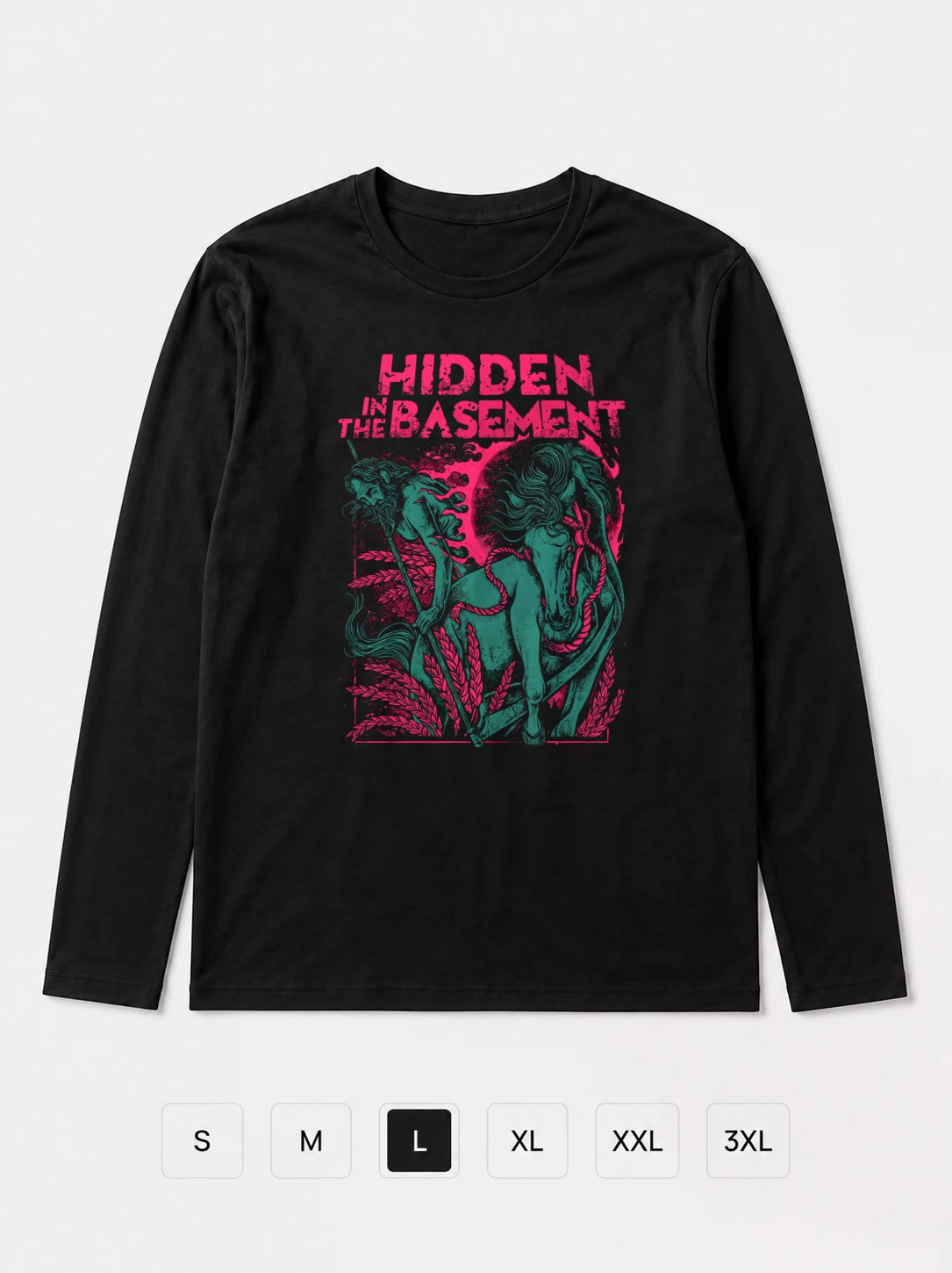 Лонгслив Hidden in the basement