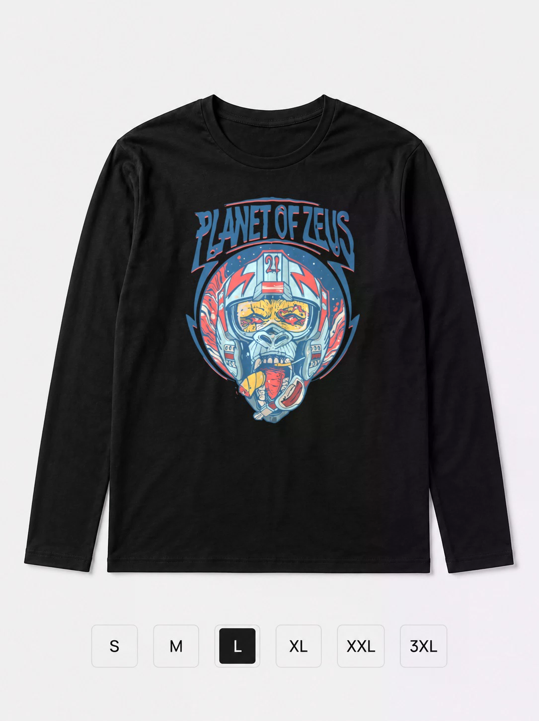 Лонгслив Planet of zeus