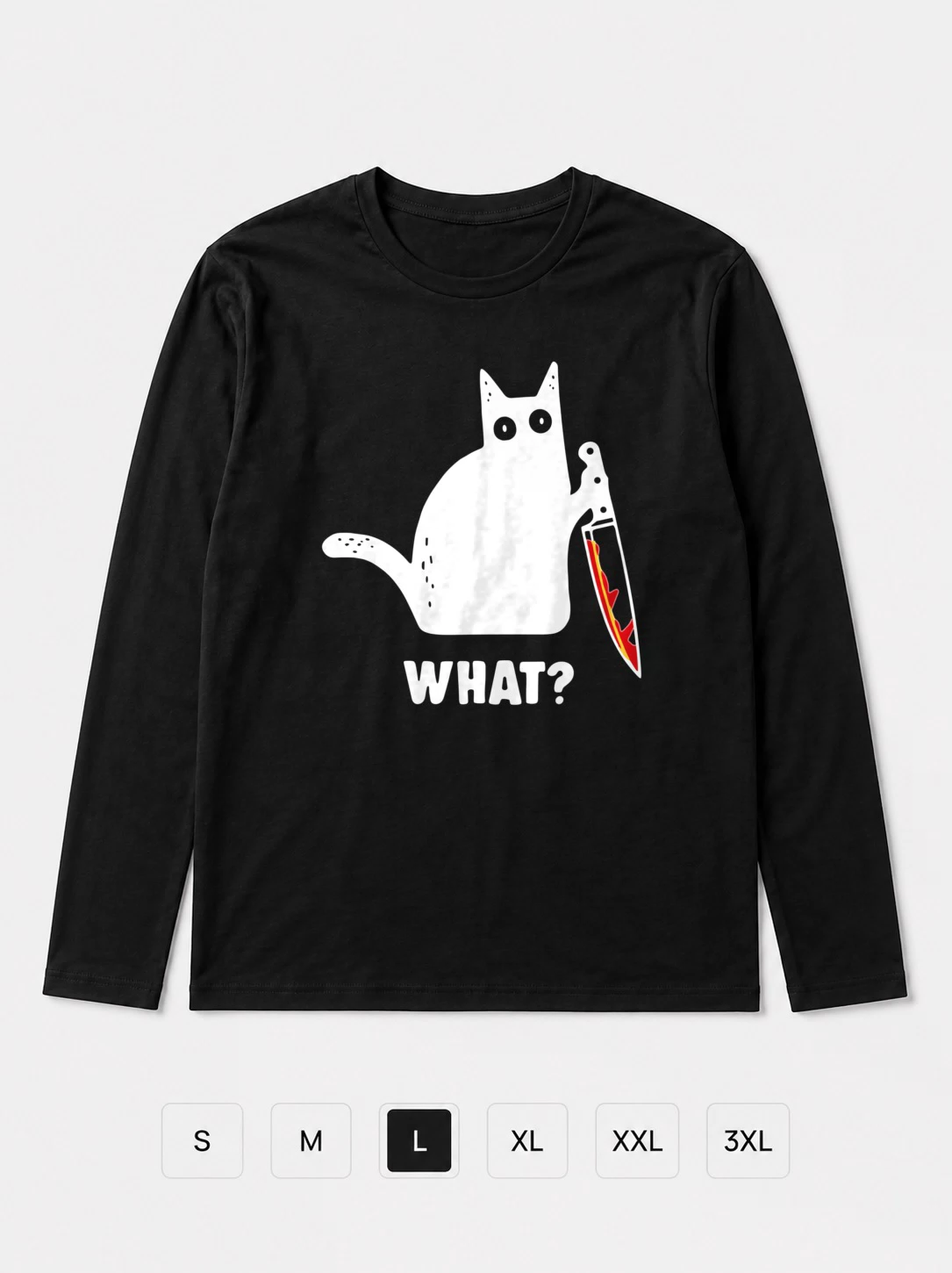 Лонгслив What cat