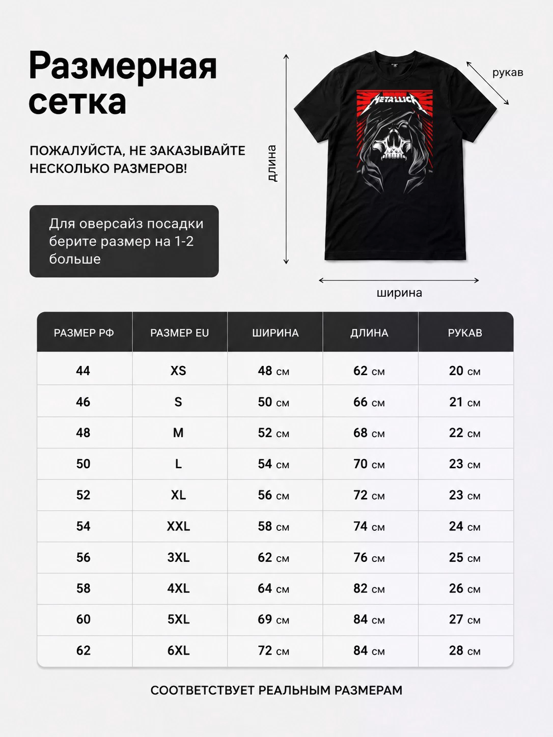 Детали: Футболка Metallica