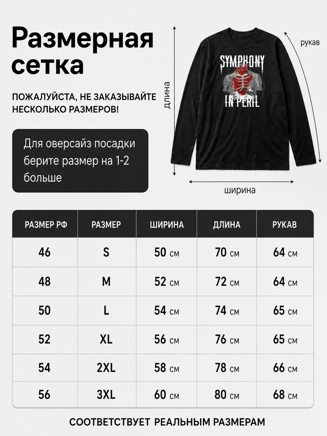Детали: Лонгслив Symphony In Peril