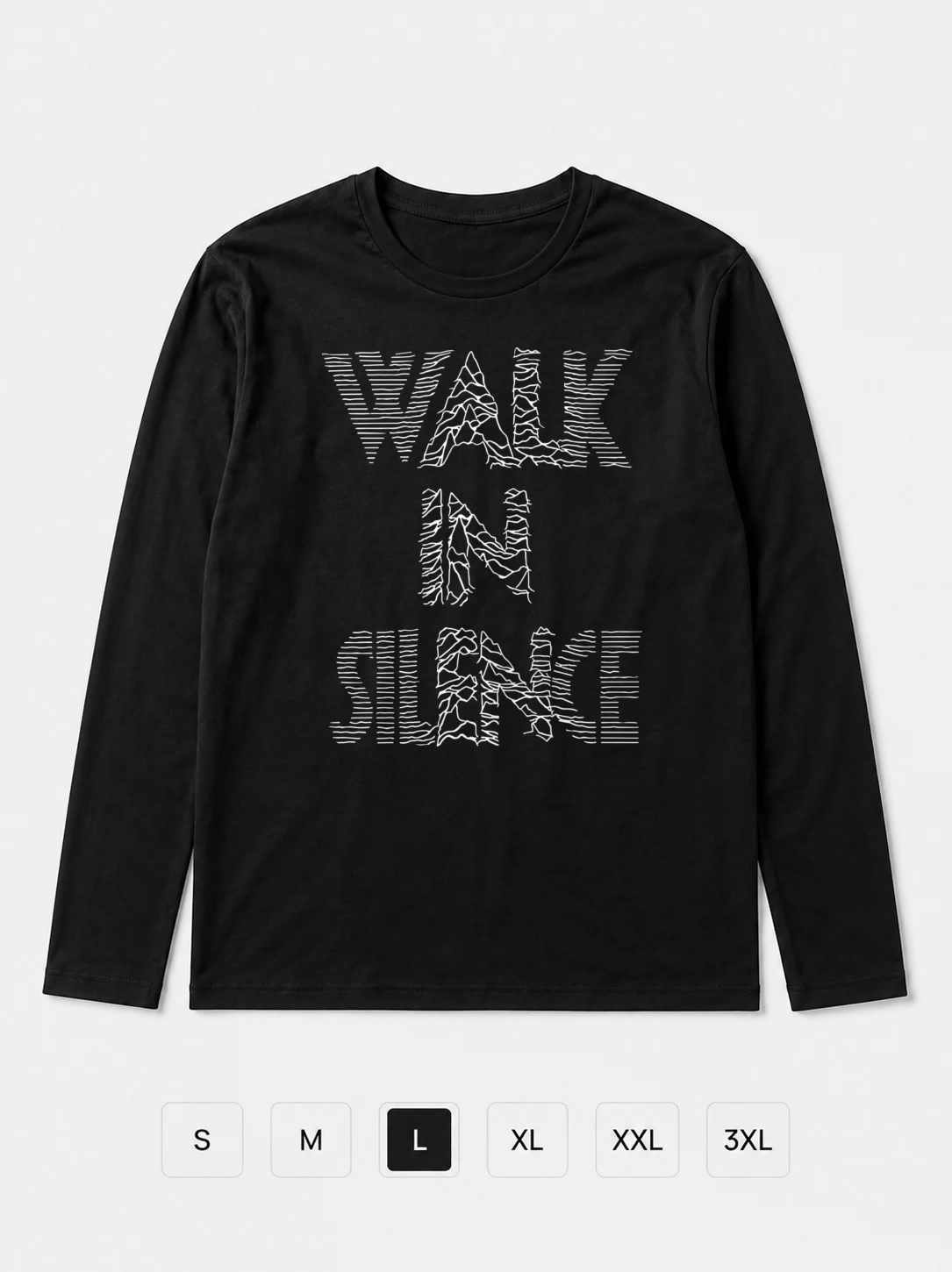 Лонгслив Walk In Silence, Joy Division