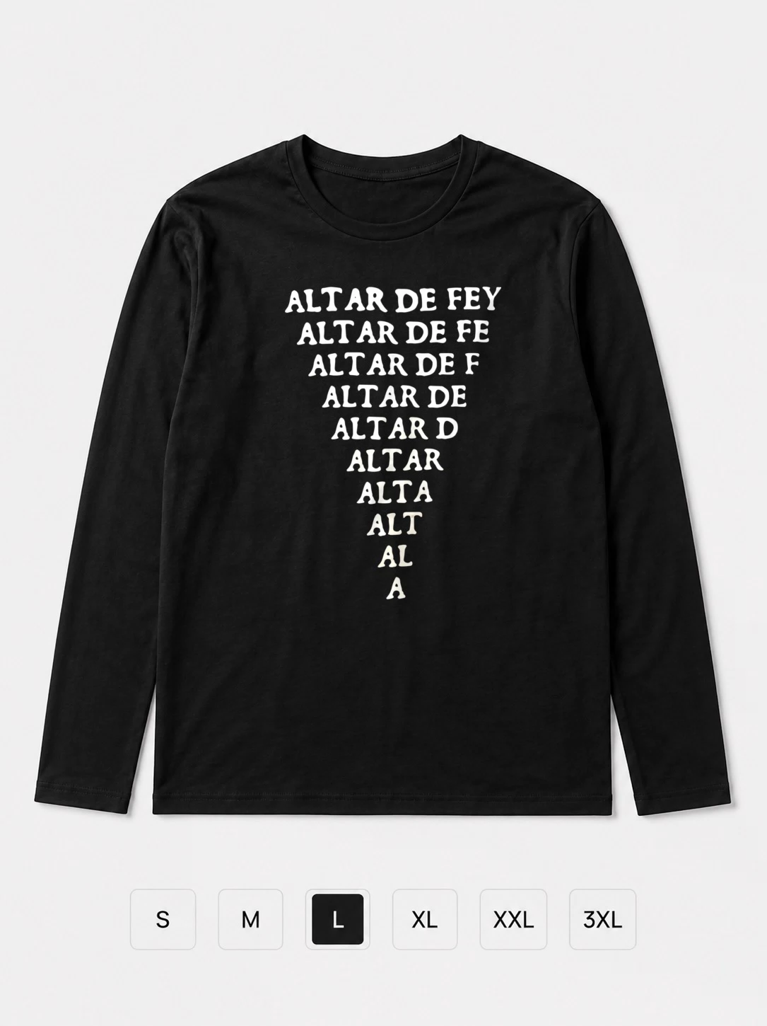 Лонгслив Altar de fey