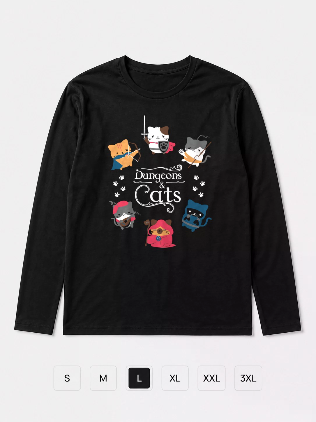 Лонгслив Dungeon cats