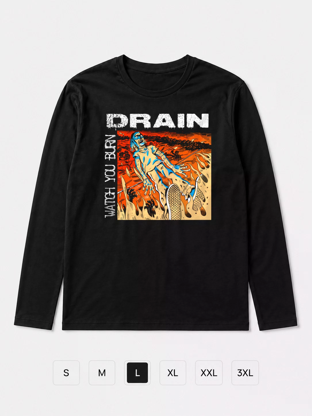 Лонгслив Drain