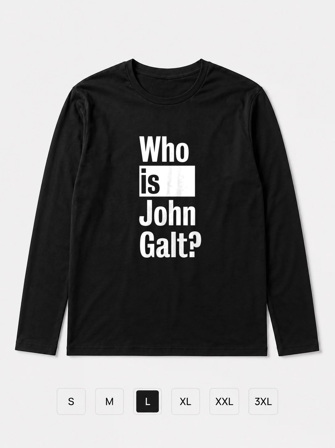 Лонгслив Who is john galt