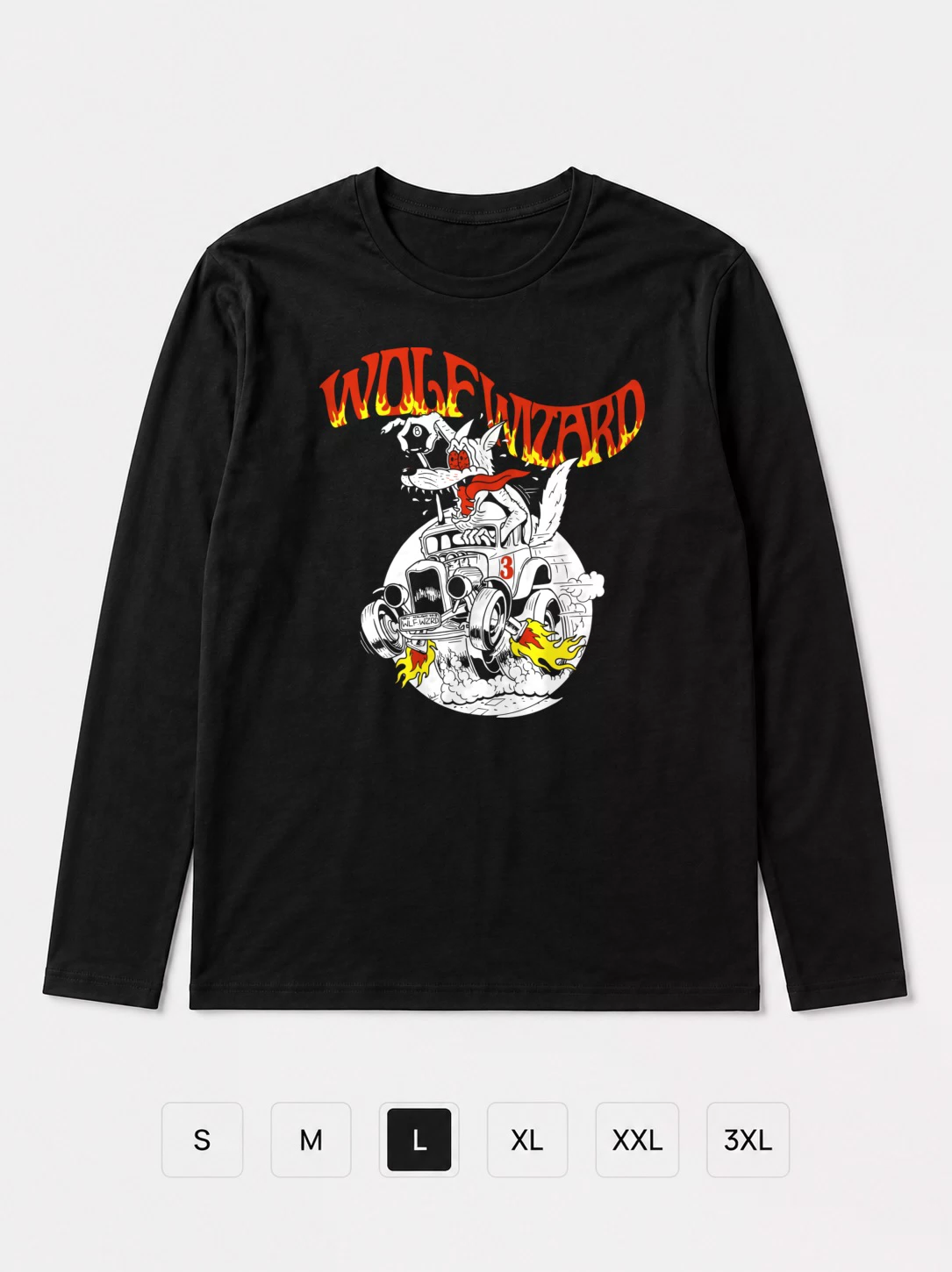 Лонгслив Wolf wizard