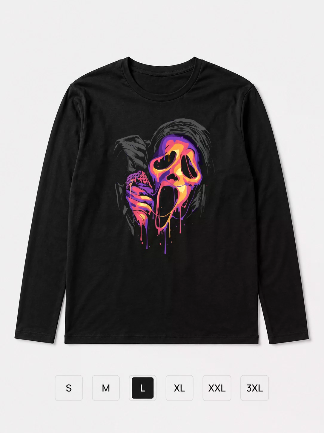 Лонгслив The Scream, Крик, фильм