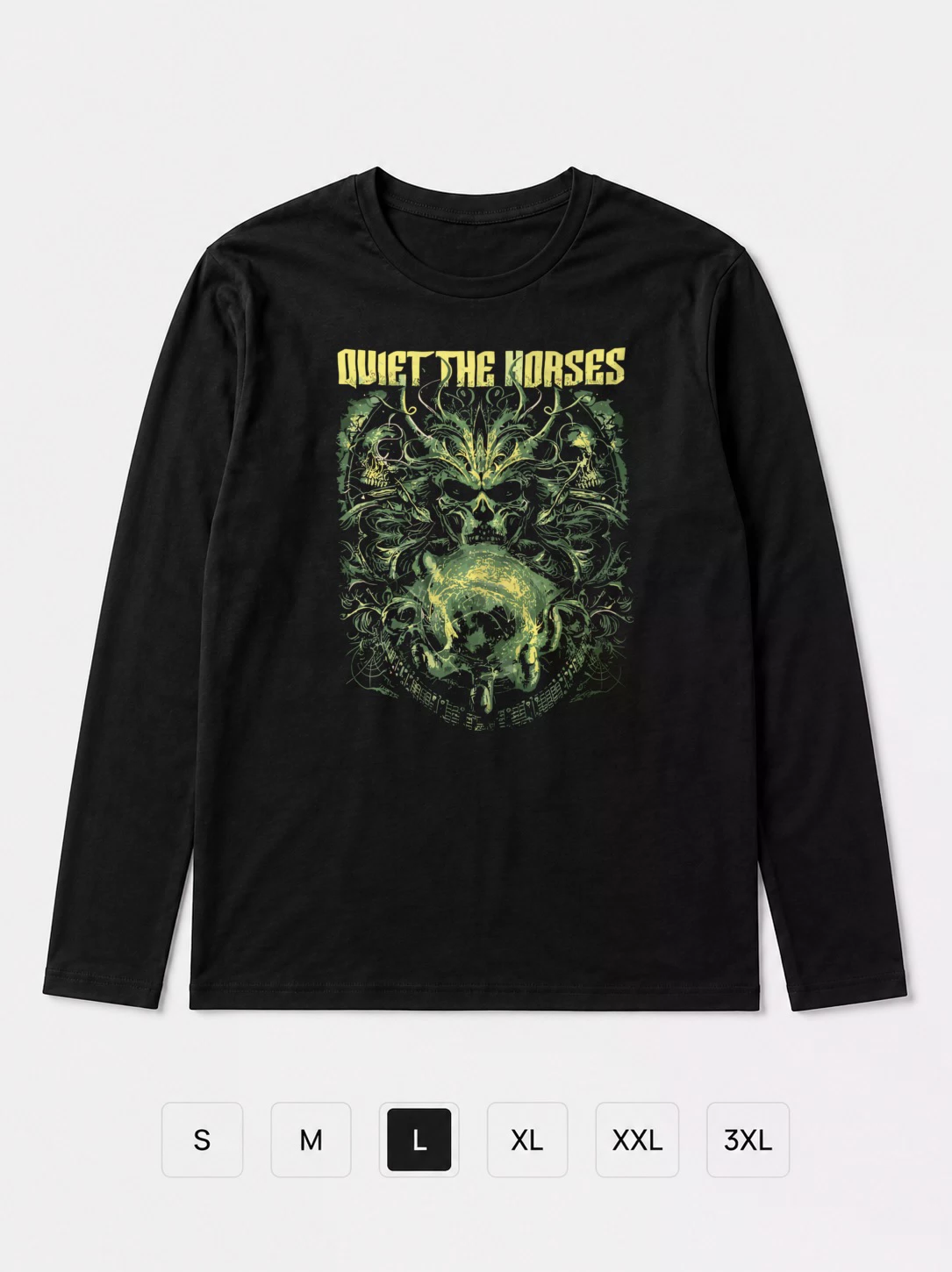 Лонгслив Quiet the horses
