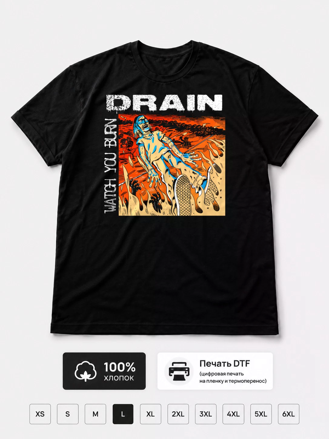 Футболка Drain