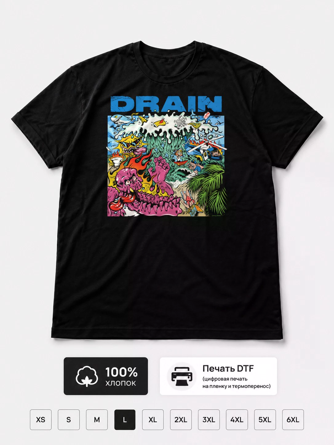 Футболка Drain