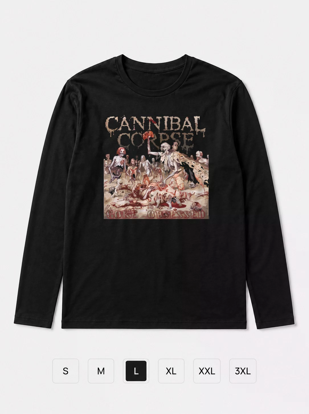 Лонгслив Cannibal corpse