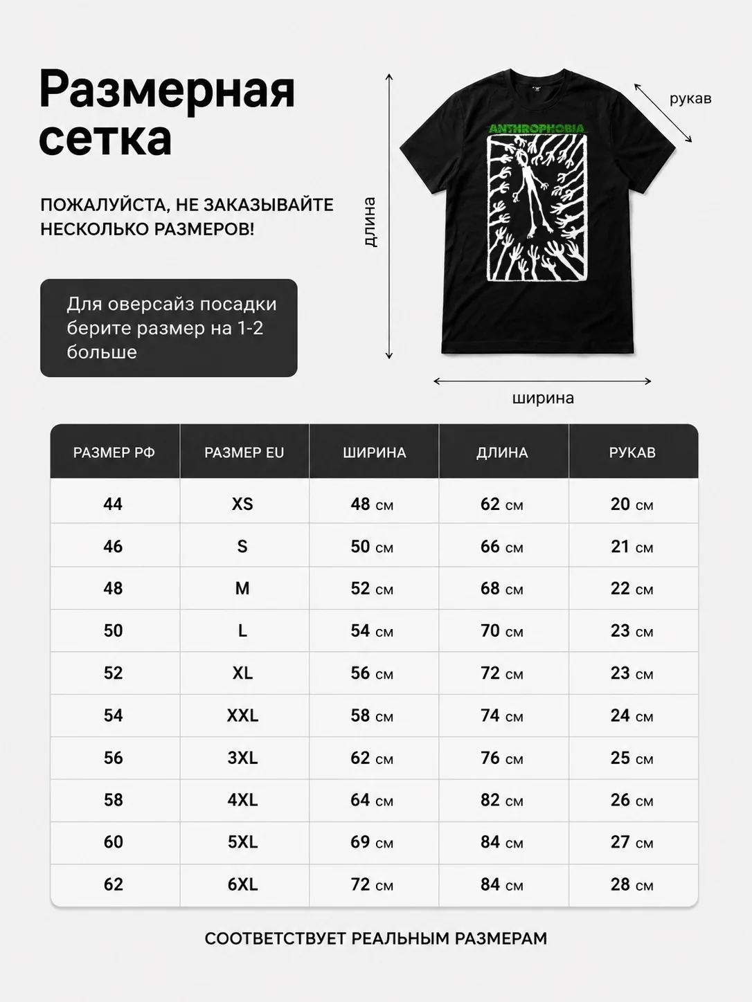 Детали: Футболка Anthrophobia