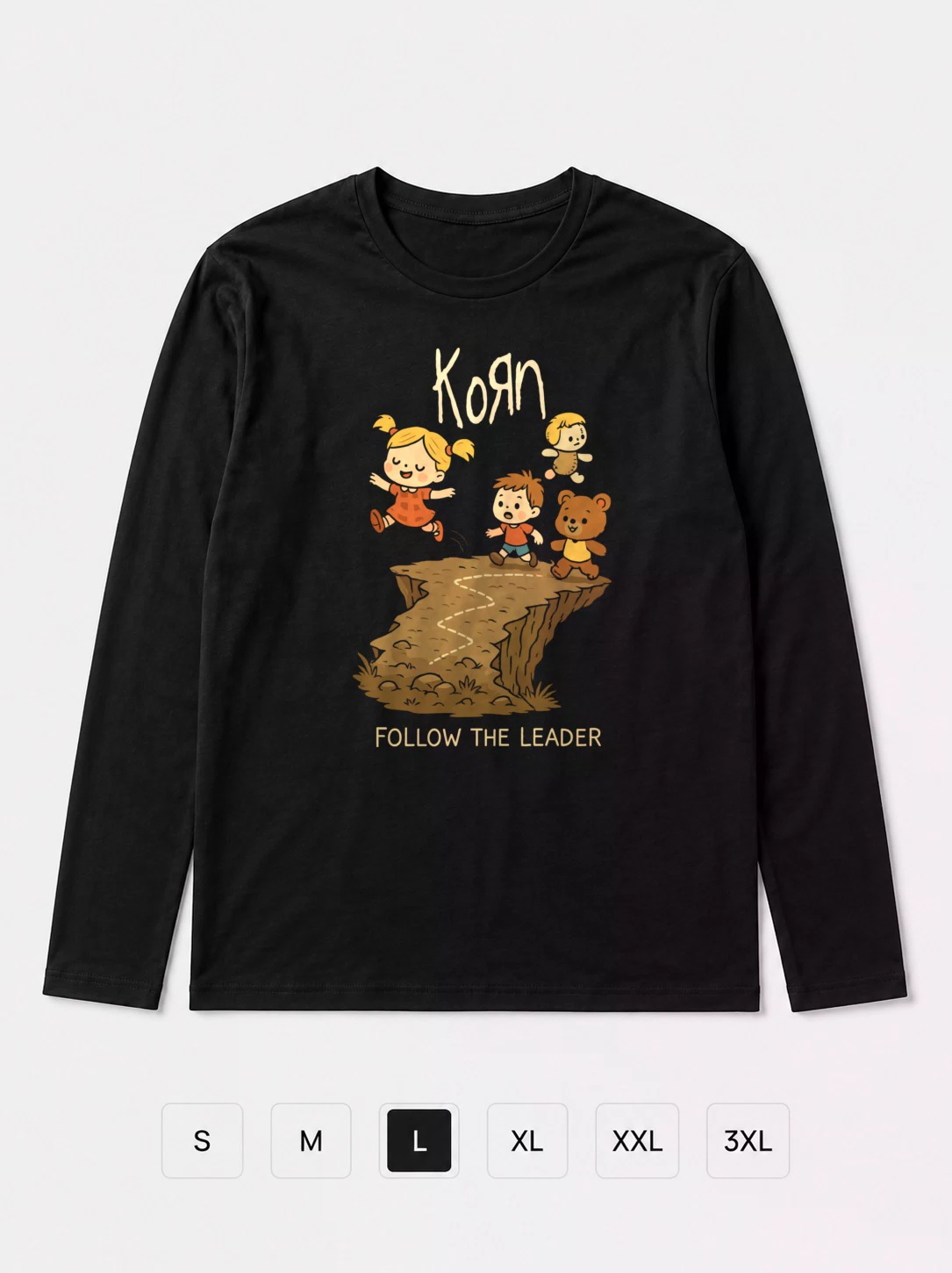 Лонгслив Korn прикол
