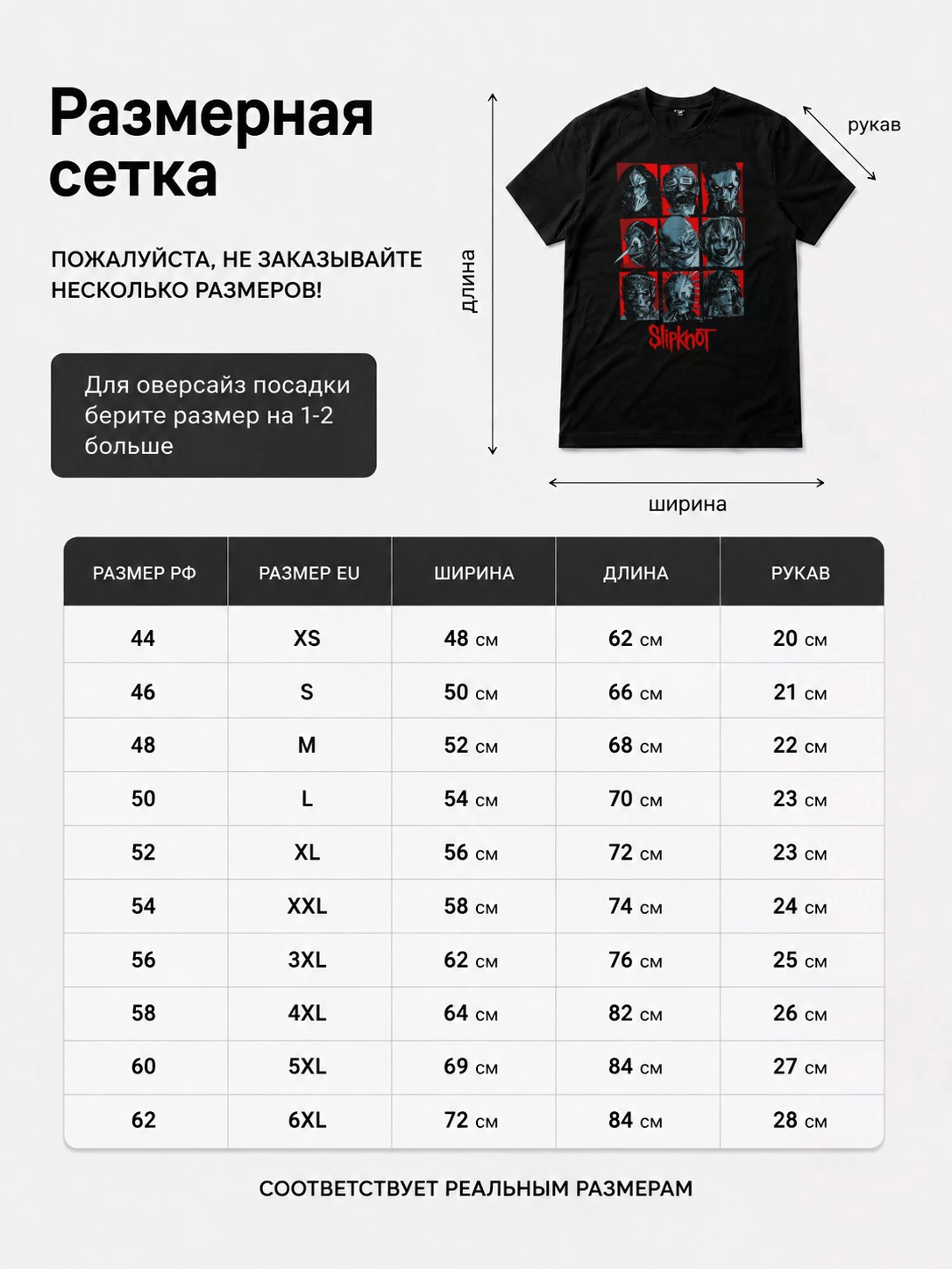 Детали: Футболка Slipknot