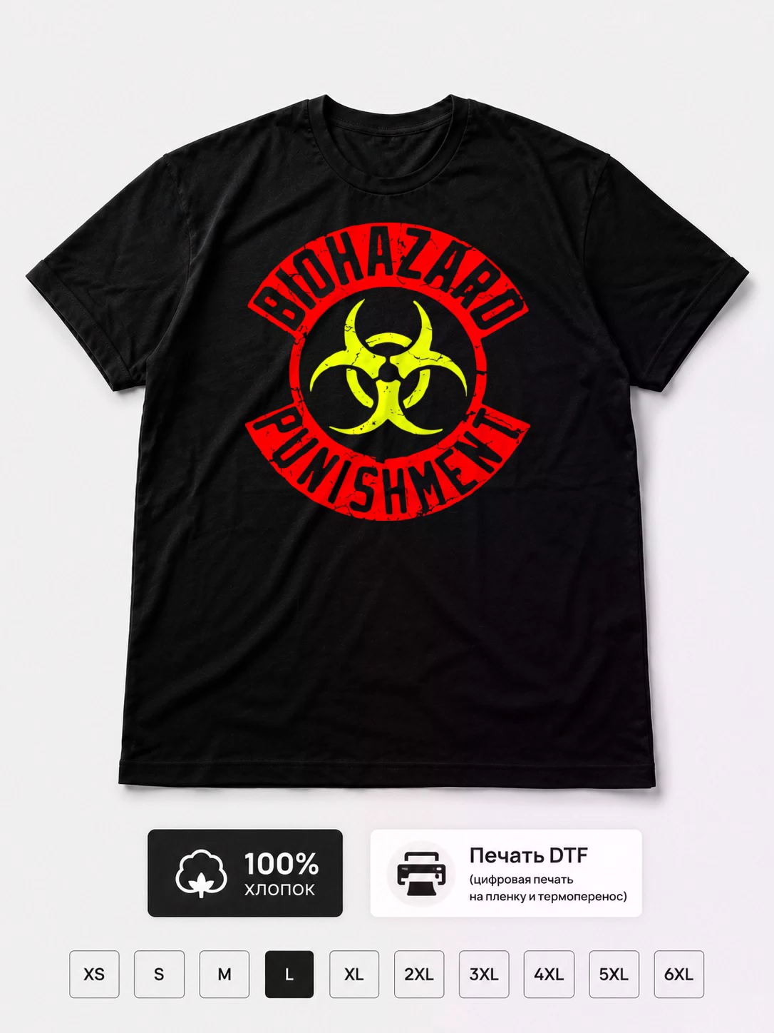 Футболка Biohazard, метал