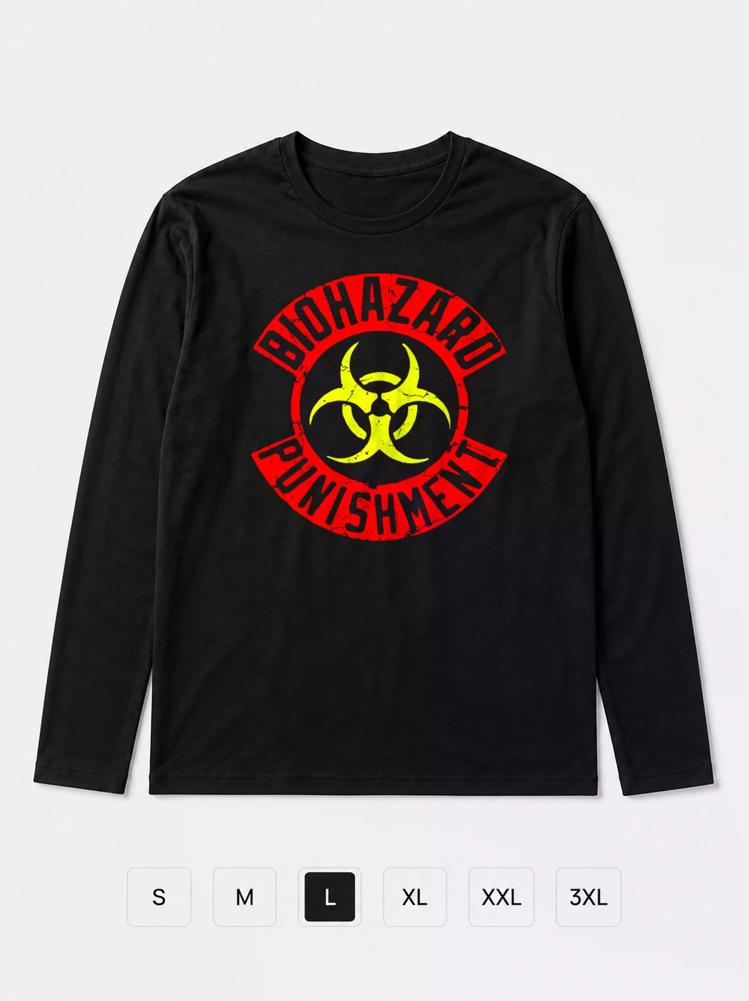 Лонгслив Biohazard, метал