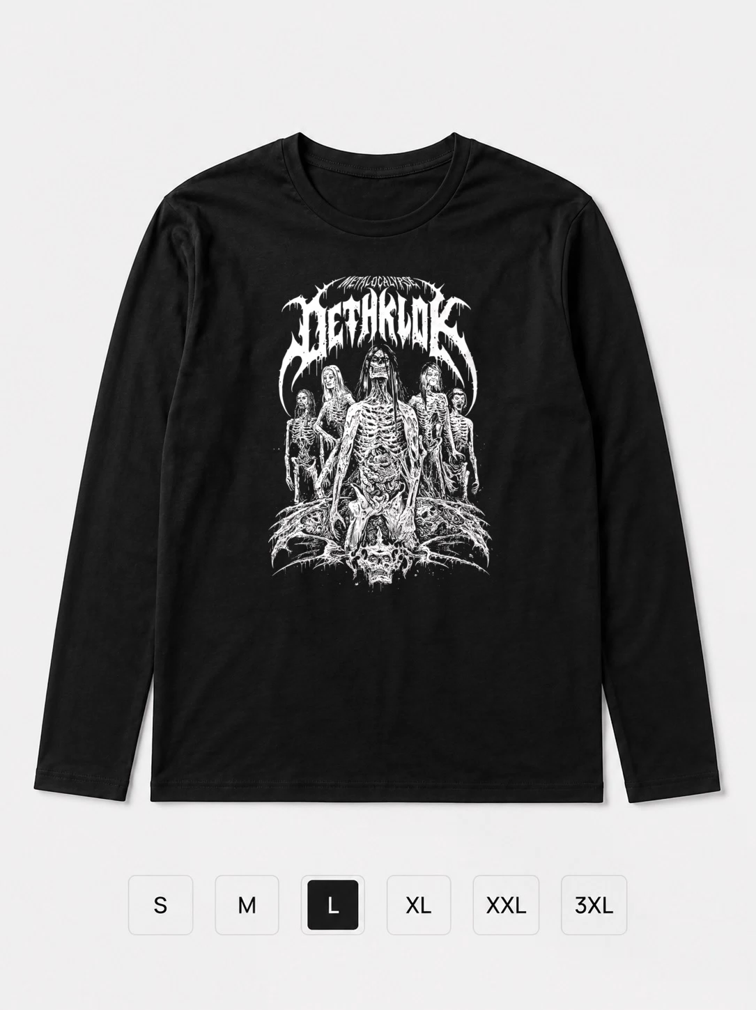 Лонгслив Dethklok, metalocalypse