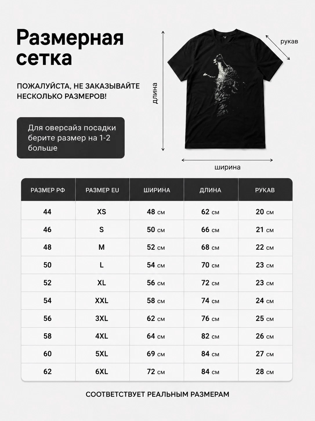 Детали: Футболка Волк