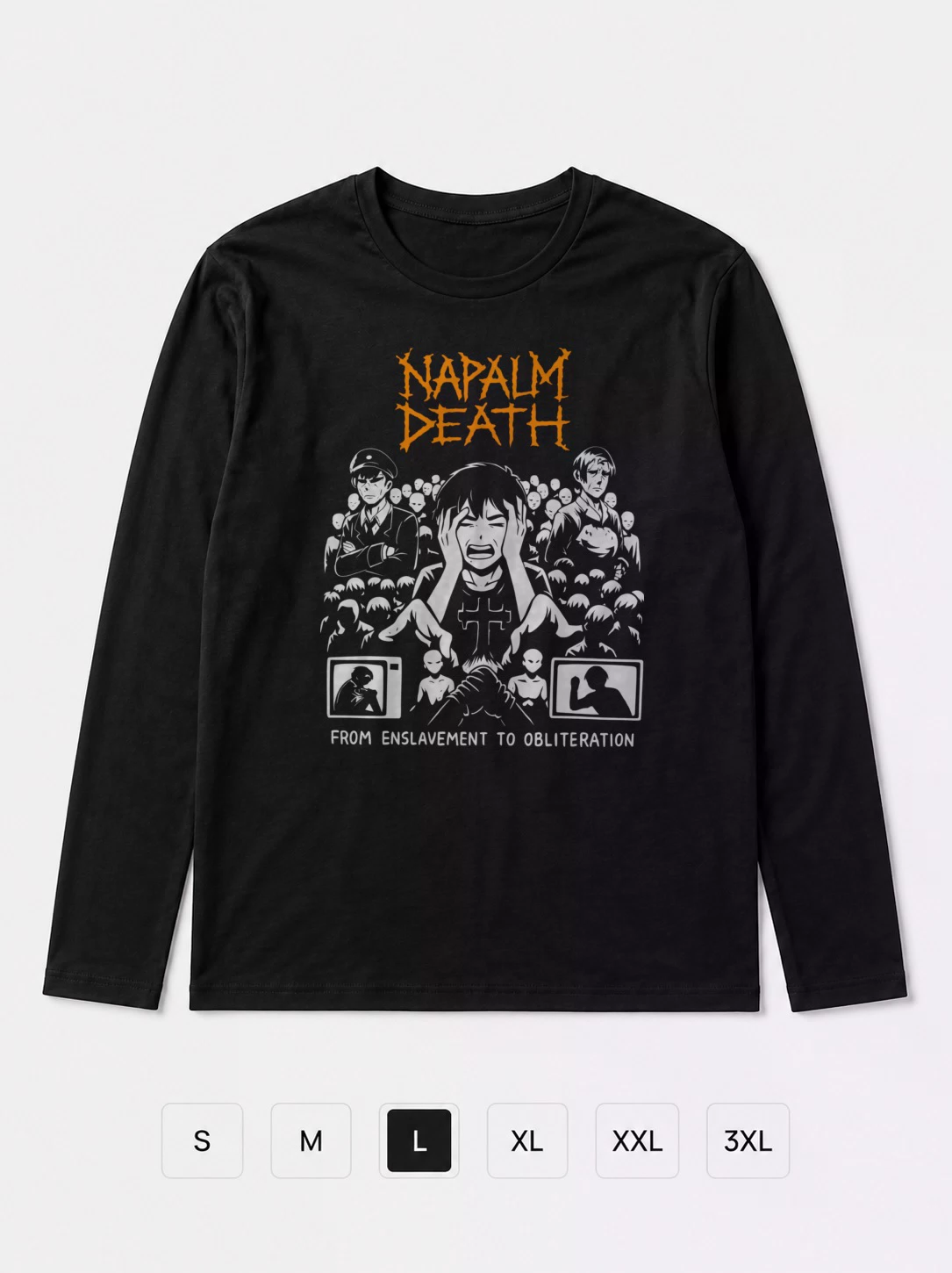 Лонгслив Napalm Death прикол