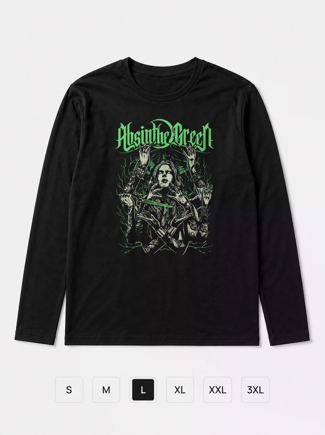 Лонгслив Absinthe green