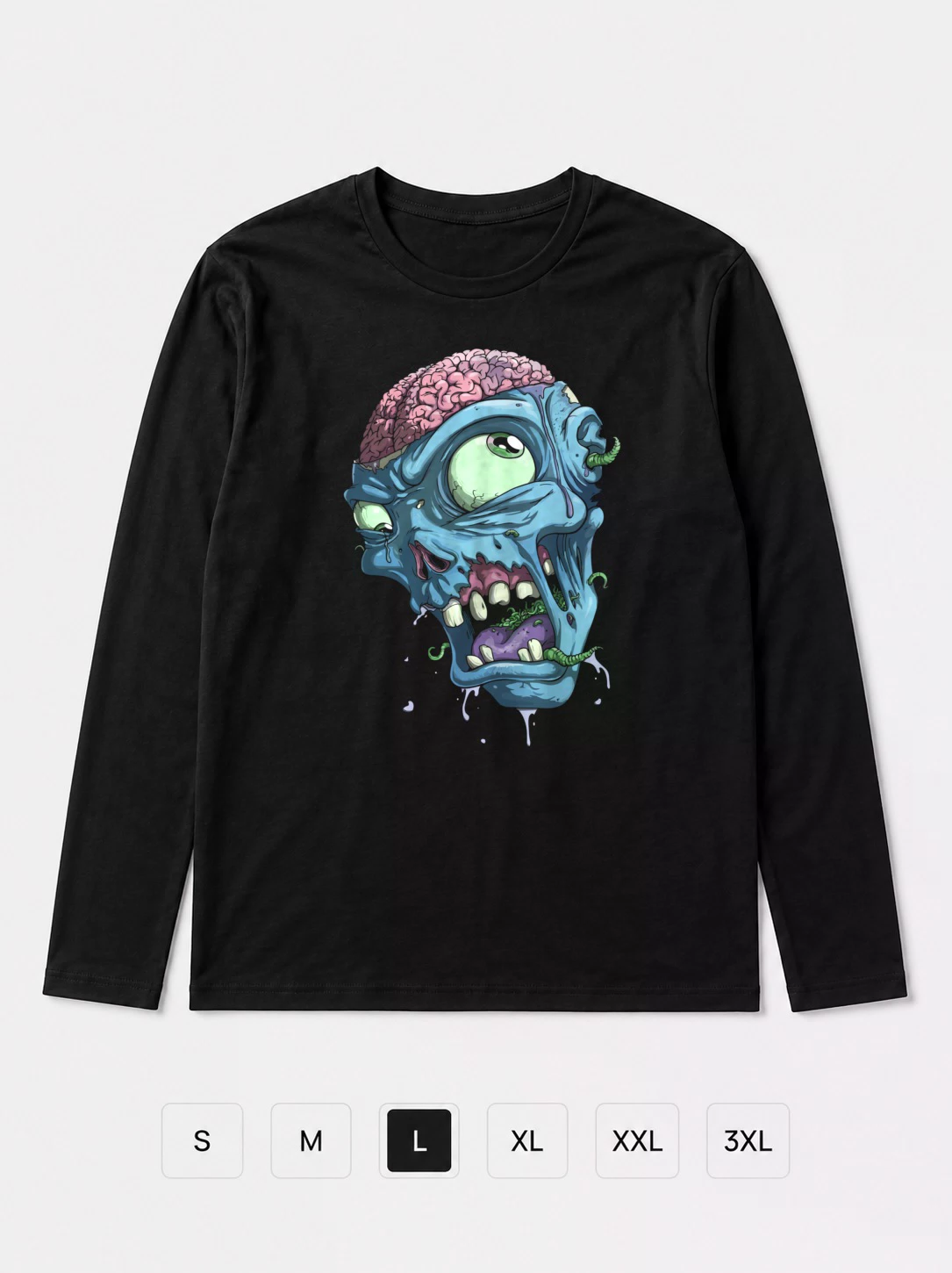 Лонгслив Zombie, злой