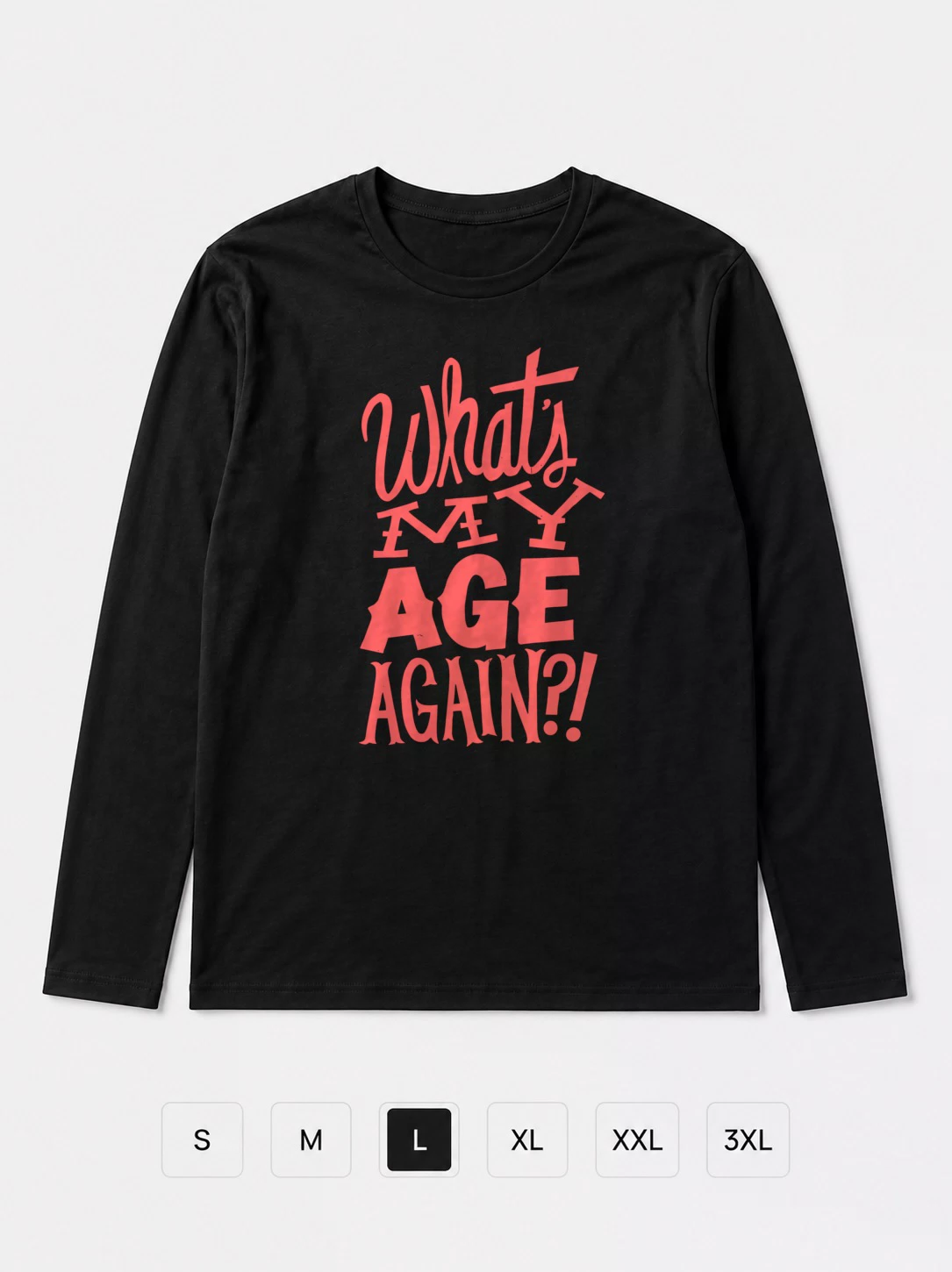 Лонгслив Whats my age again?