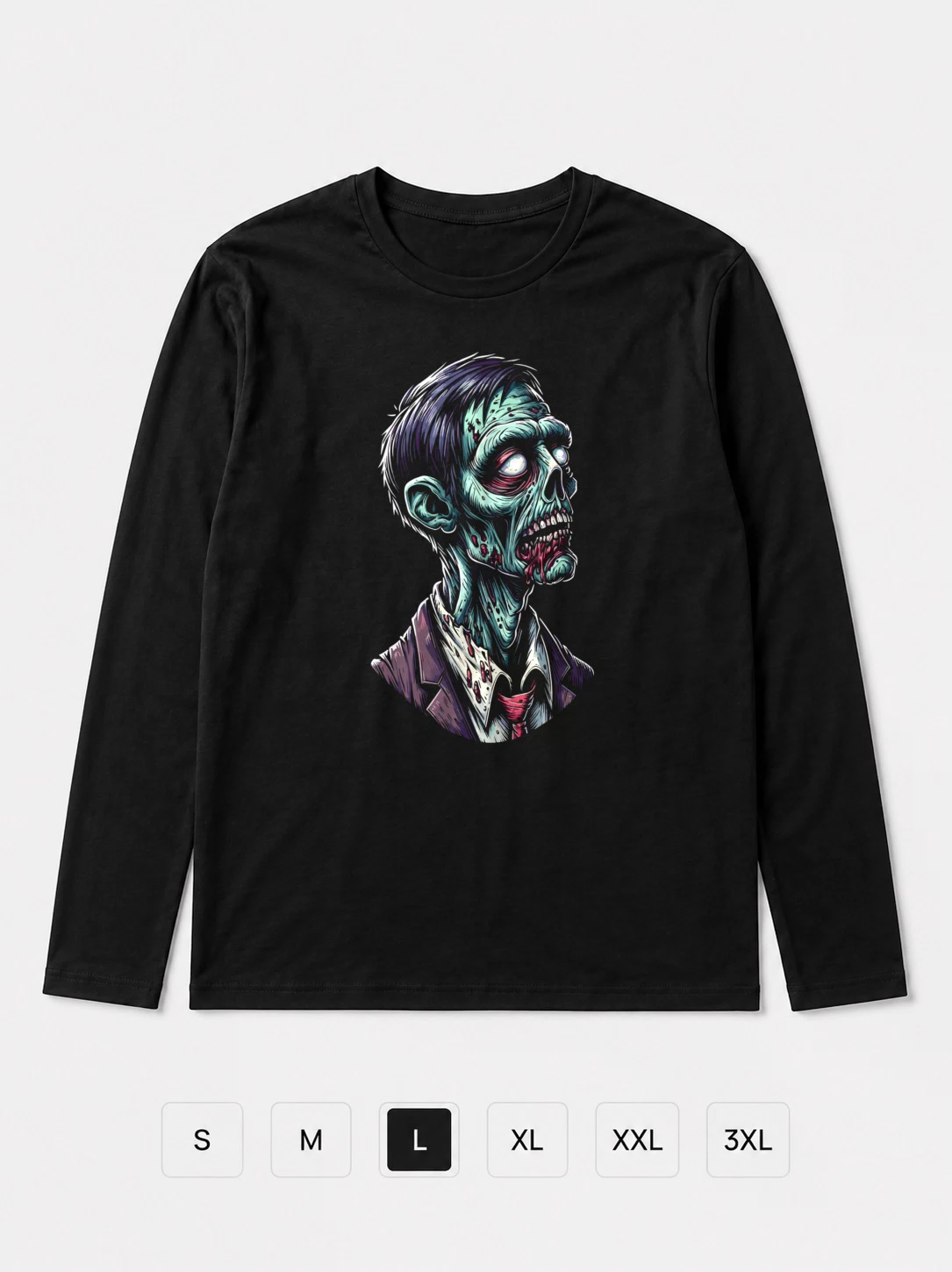 Лонгслив Zombie, art