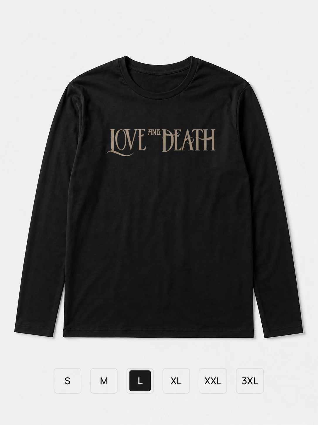 Лонгслив Love and death