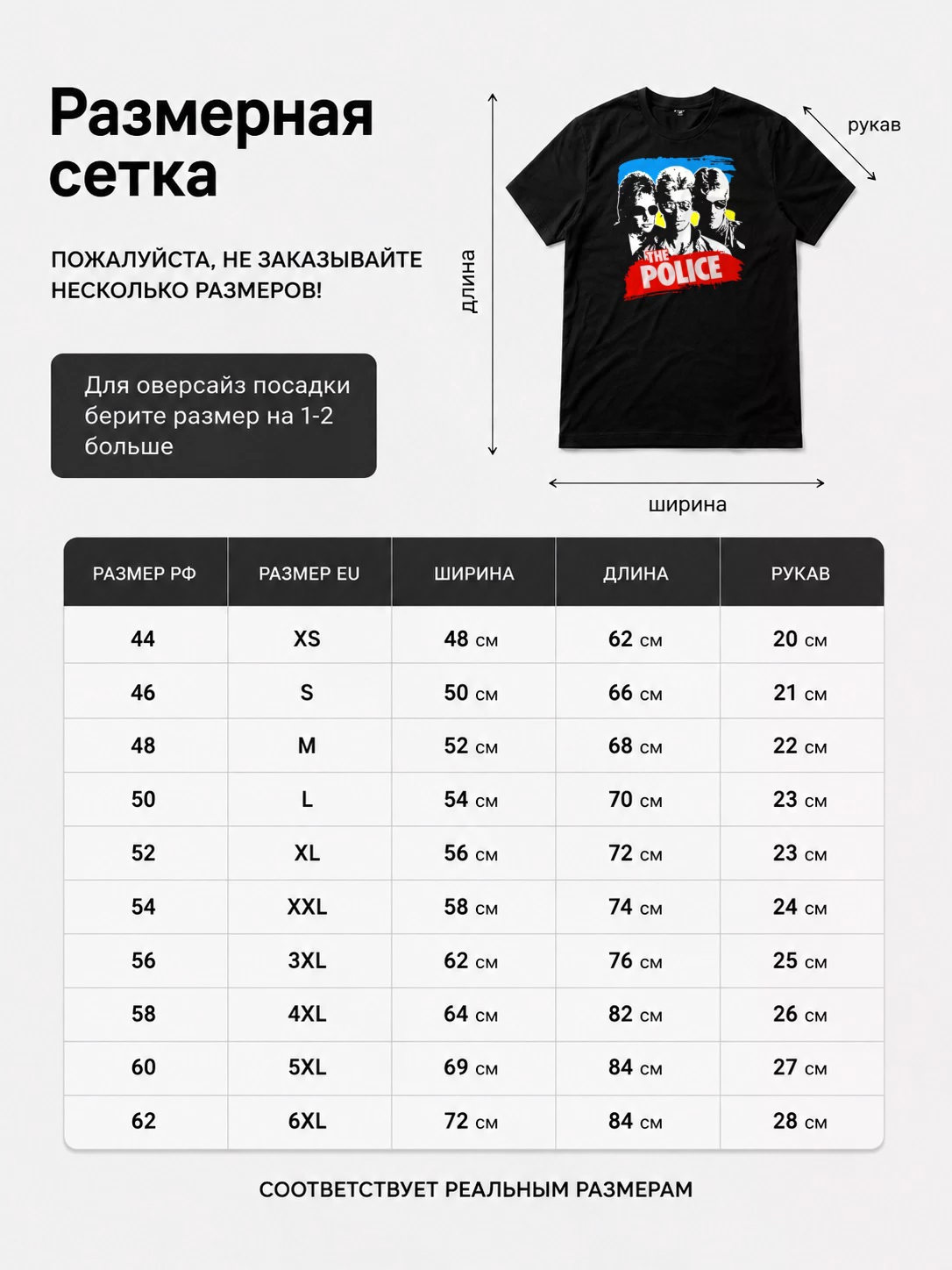Детали: Футболка The Police