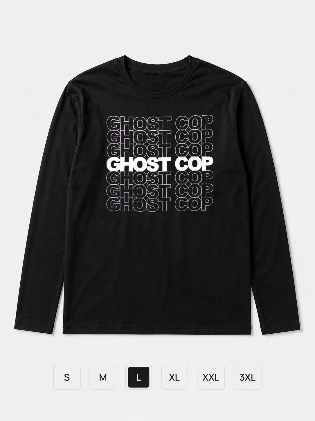 Лонгслив Ghost cop