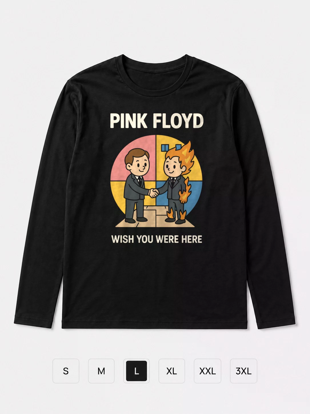 Лонгслив Pink Floyd прикол