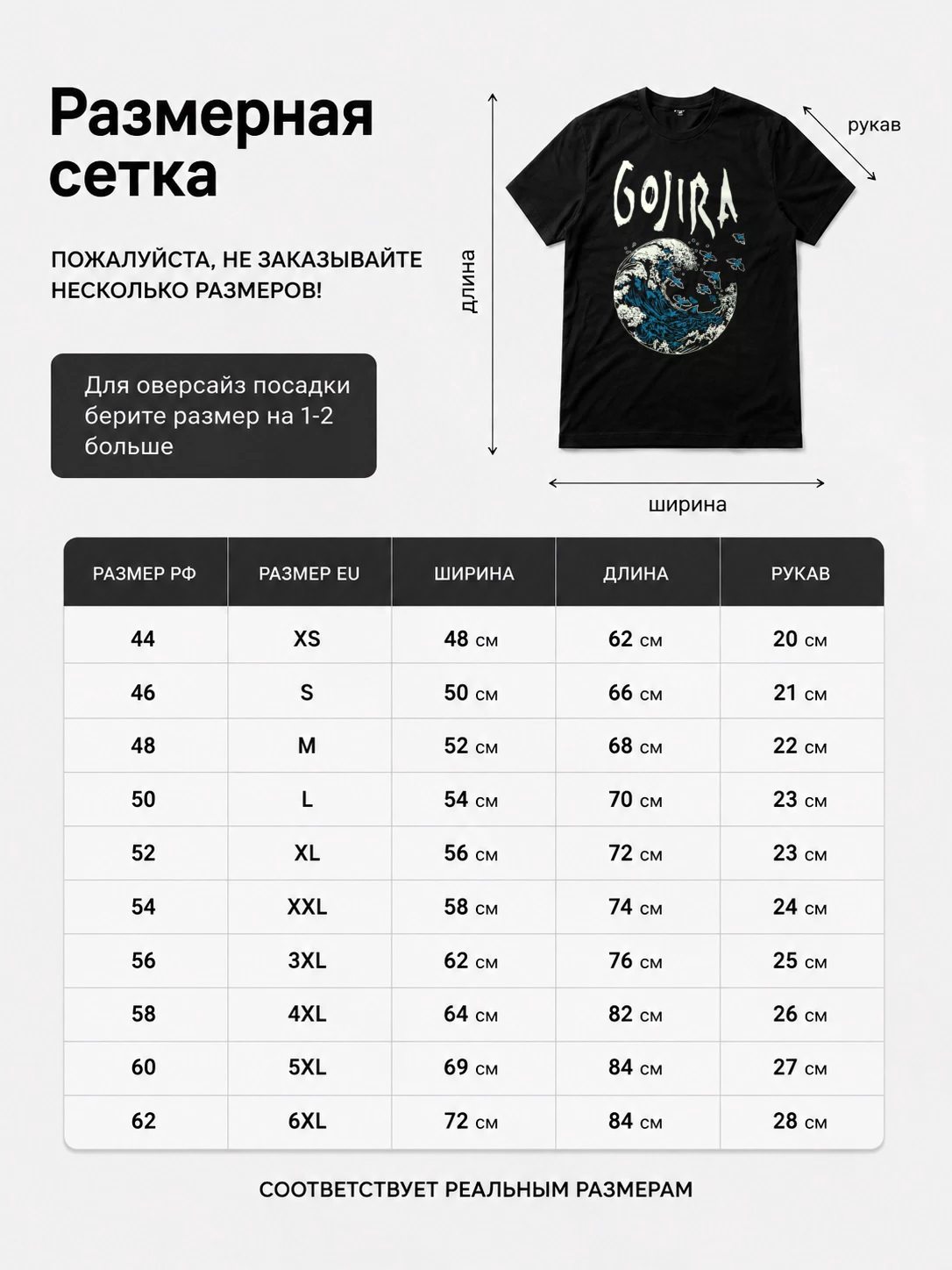 Детали: Футболка Gojira