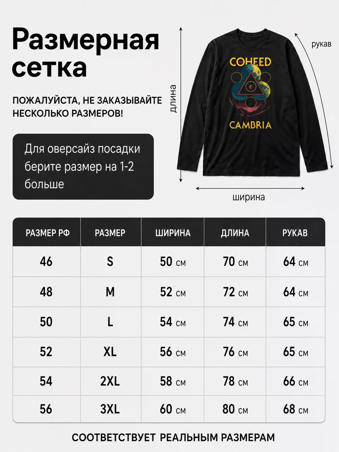 Детали: Лонгслив Coheed And Cambria