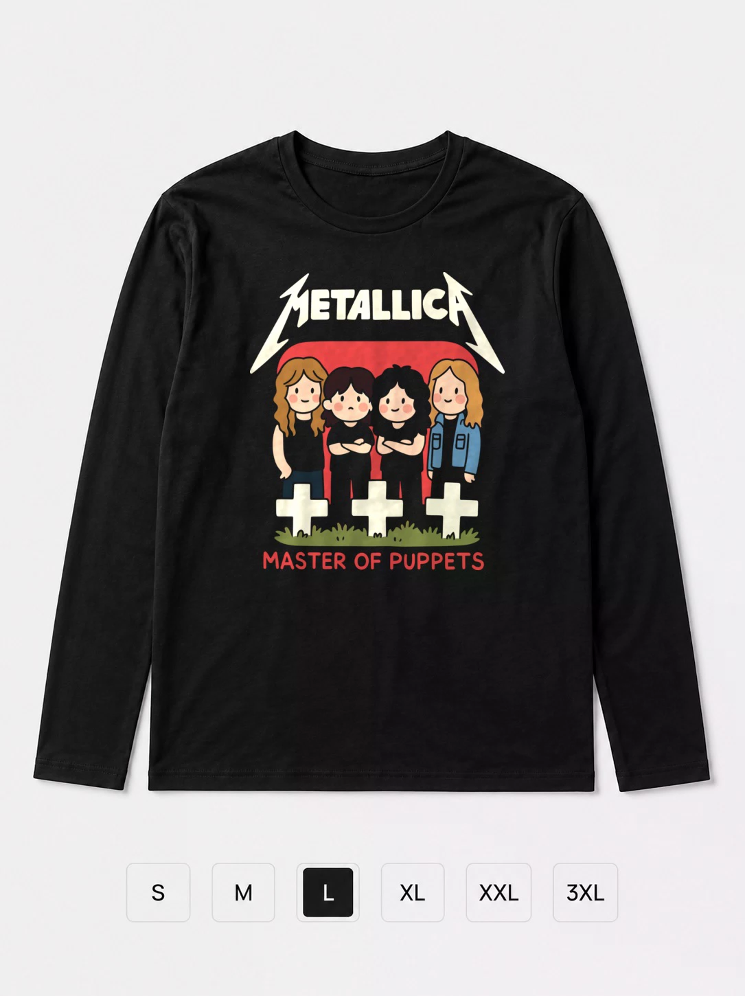 Лонгслив Metallica прикол