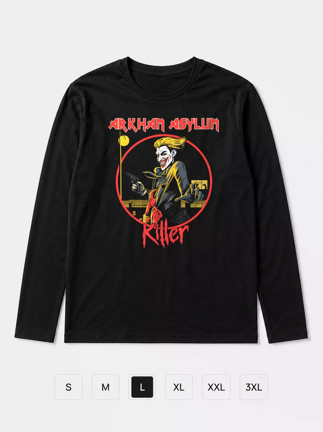 Лонгслив Докер под Iron Maiden