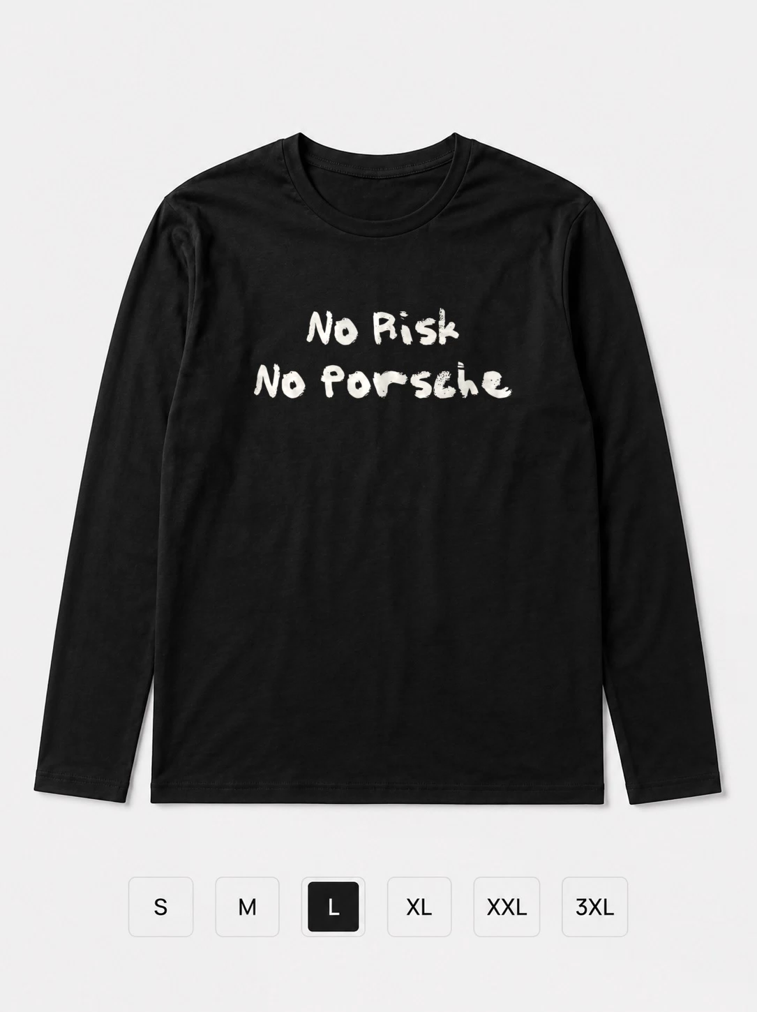 Лонгслив No risk No porsche
